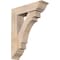 Ekena Millwork Merced Traditional Smooth Bracket w/ Offset Brace, Douglas Fir, 7 1/2"W x 28"D x 36"H BKT0806X28X36MRC01SDF - alternate 1